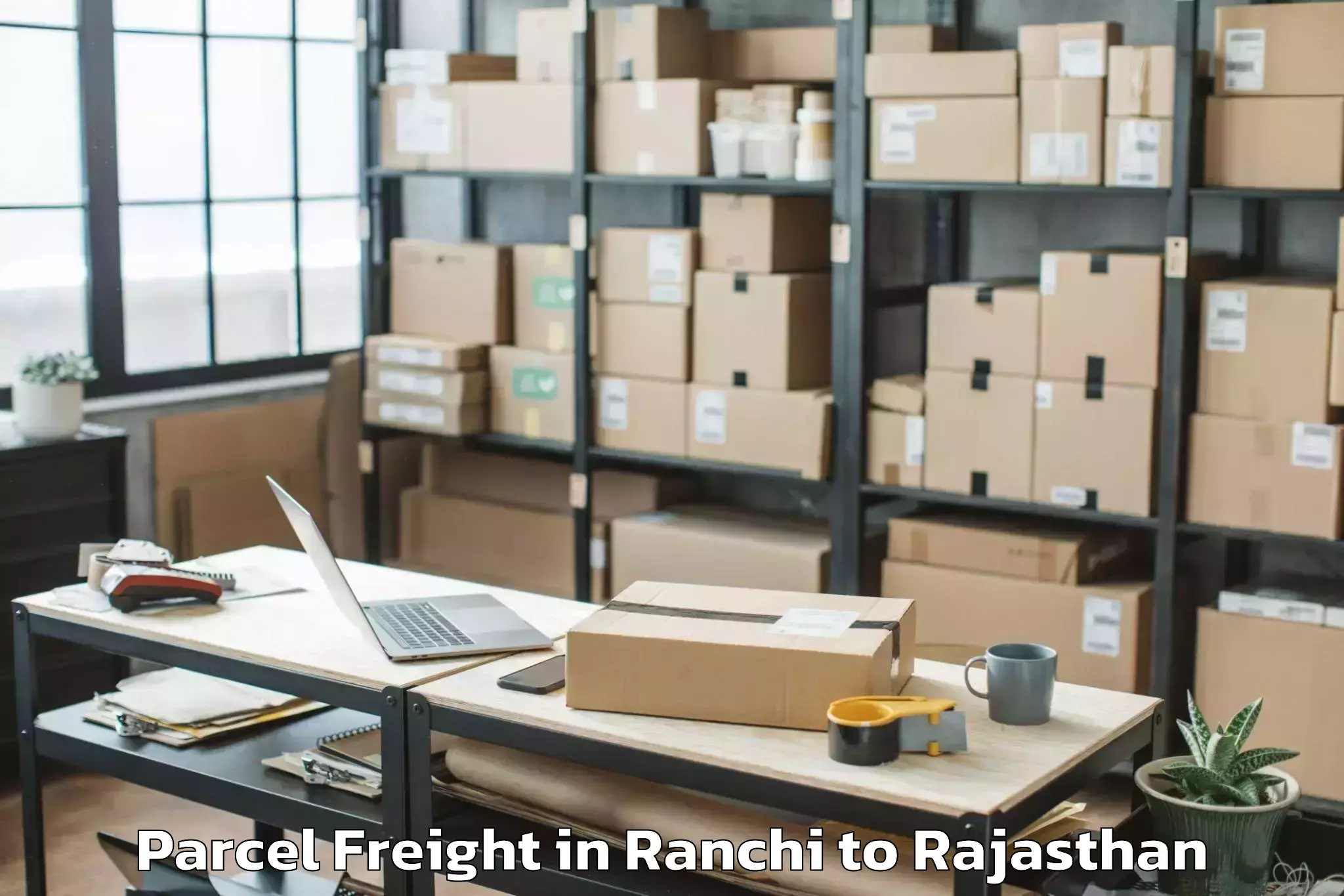 Easy Ranchi to Khajuwala Parcel Freight Booking